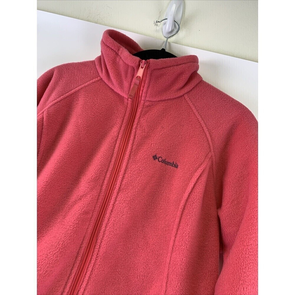 BOGO Columbia Sawyer Rapids 2.0 Full Zip Fleece Jacket Light Pink Women Large - Picture 4 of 12